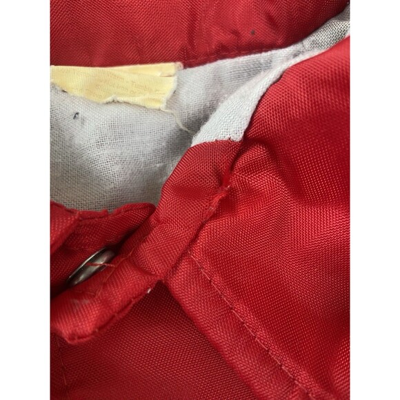 Vintage 70s Chalk Line Georgia Bulldogs UGA Lined Windbreaker Jacket M USA Made - Picture 13 of 16